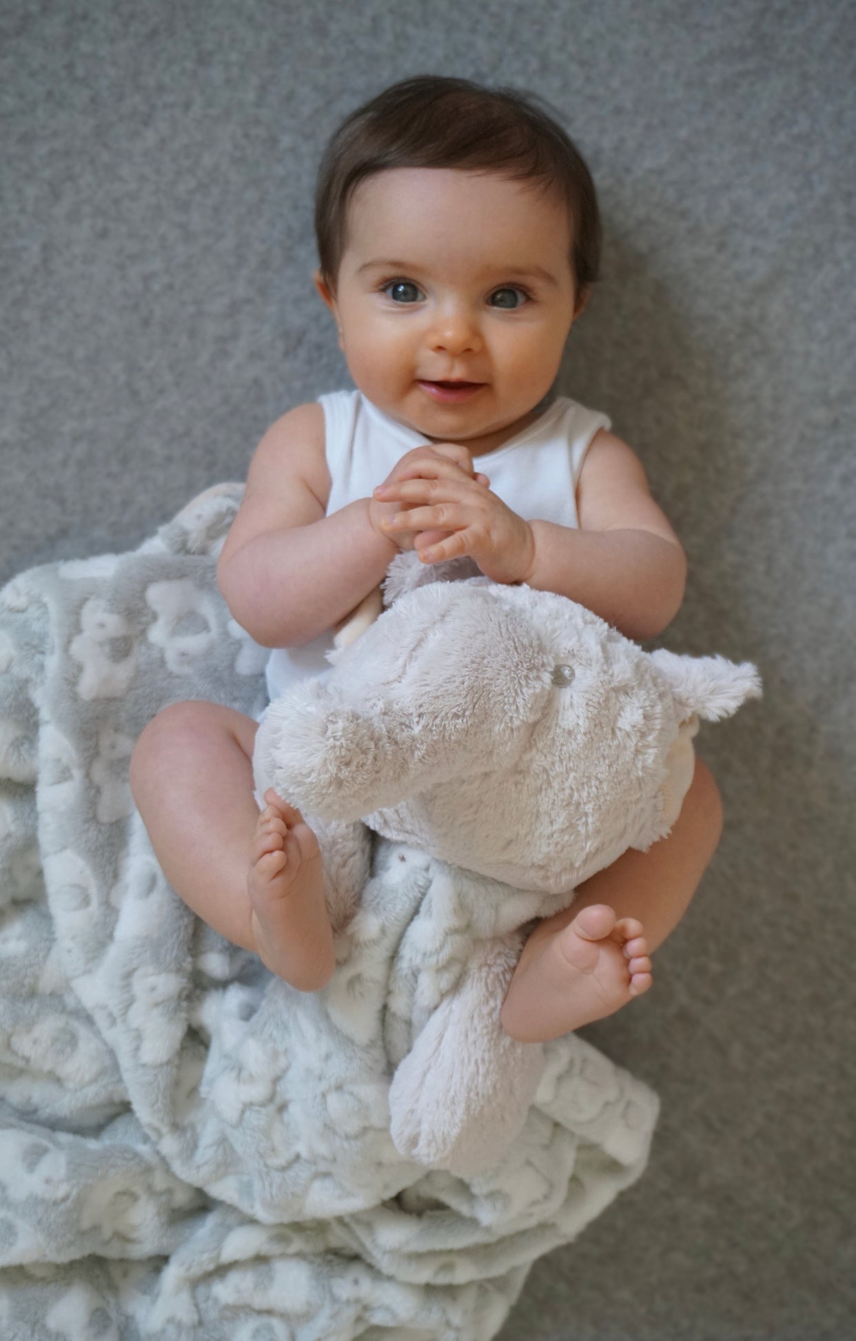 Ocean Elephant Jumbo Comforter Blanket | Gentle Soft Baby Blanket & Keepsake