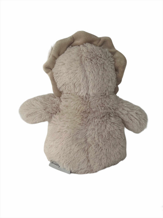 Golden lion cuddly companion plush toy from Cutesy Wootsy, perfect for toddler cuddles and jungle nursery themes.