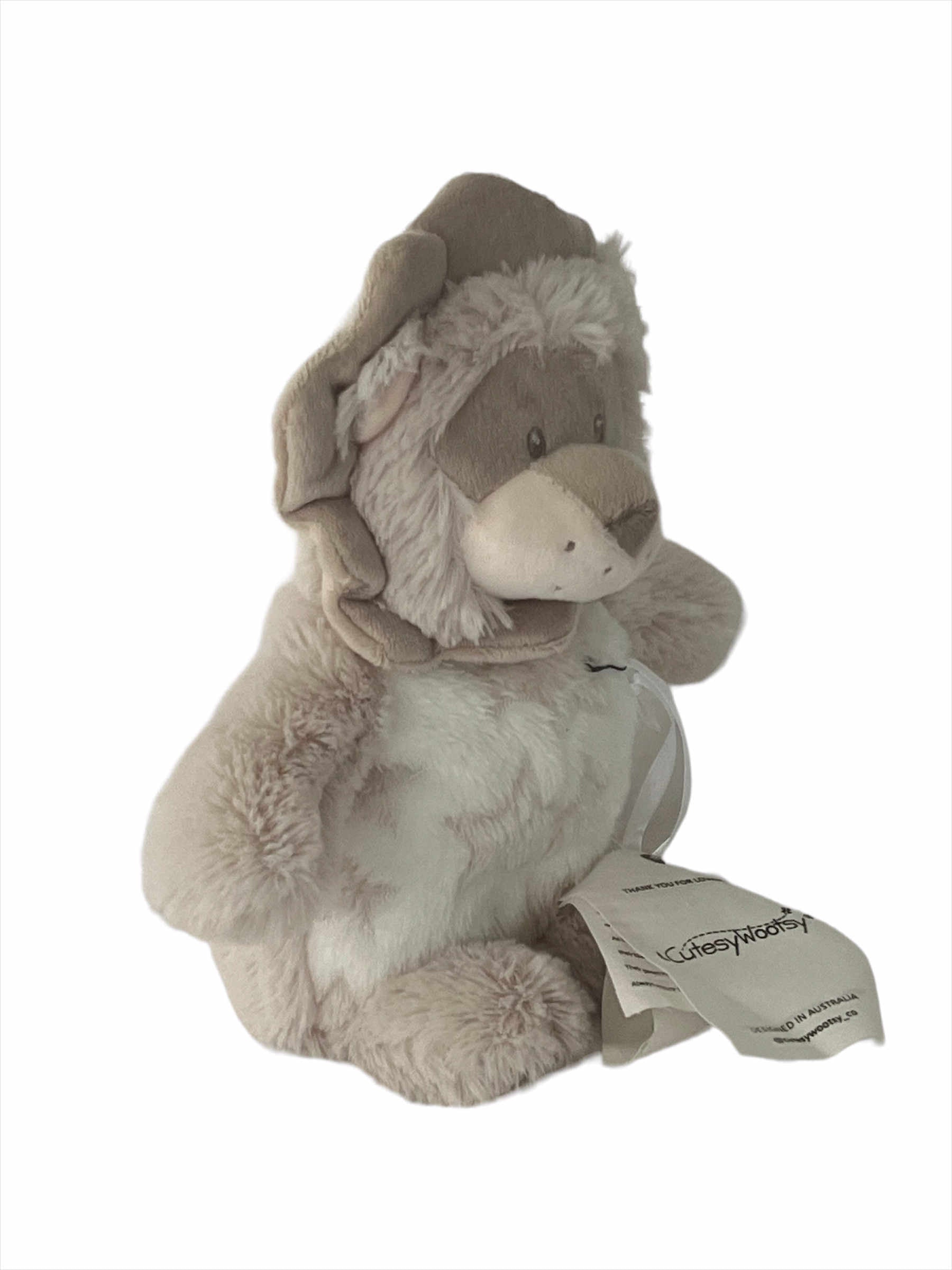 Golden lion cuddly companion plush toy from Cutesy Wootsy, perfect for toddler cuddles and jungle nursery themes.