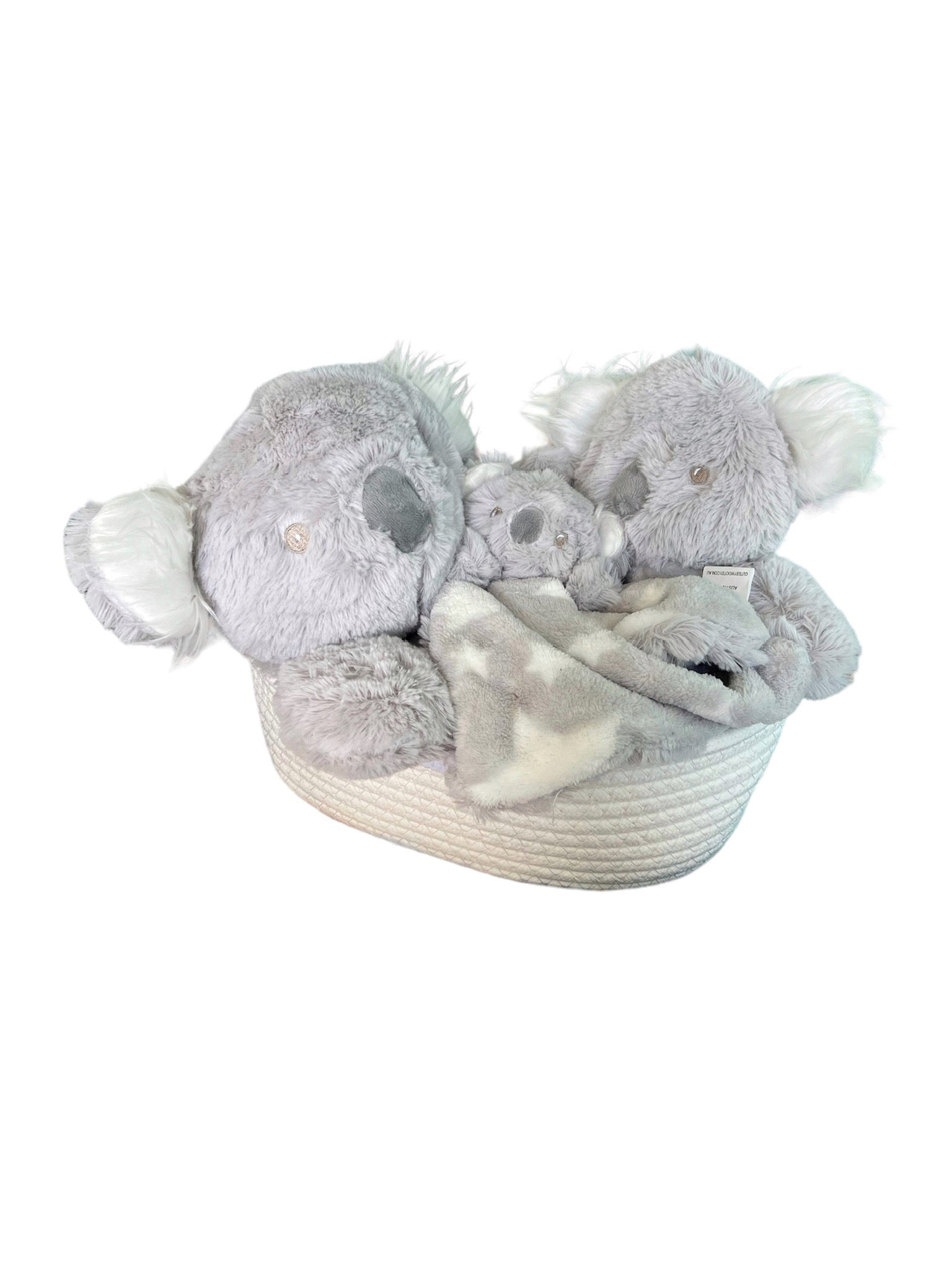 Dream Team Bundles in White Cotton Nursery Basket - Cutesy Wootsy