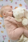 Load image into Gallery viewer, Ariel Bunny Dreams: Cream & Hazelnut Polka Dot Jumbo Comforter Blanket
