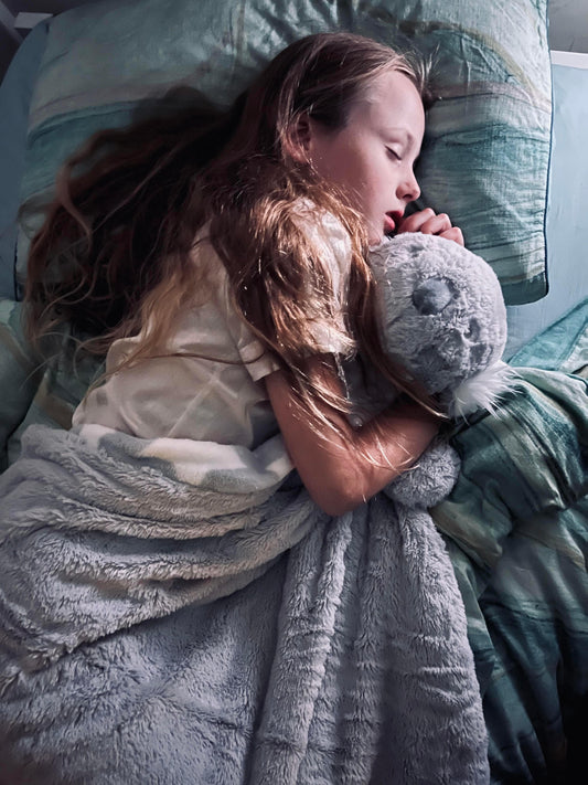 Coral Koala Jumbo Comforter Blanket | Soft Australian Baby Blanket & Keepsake