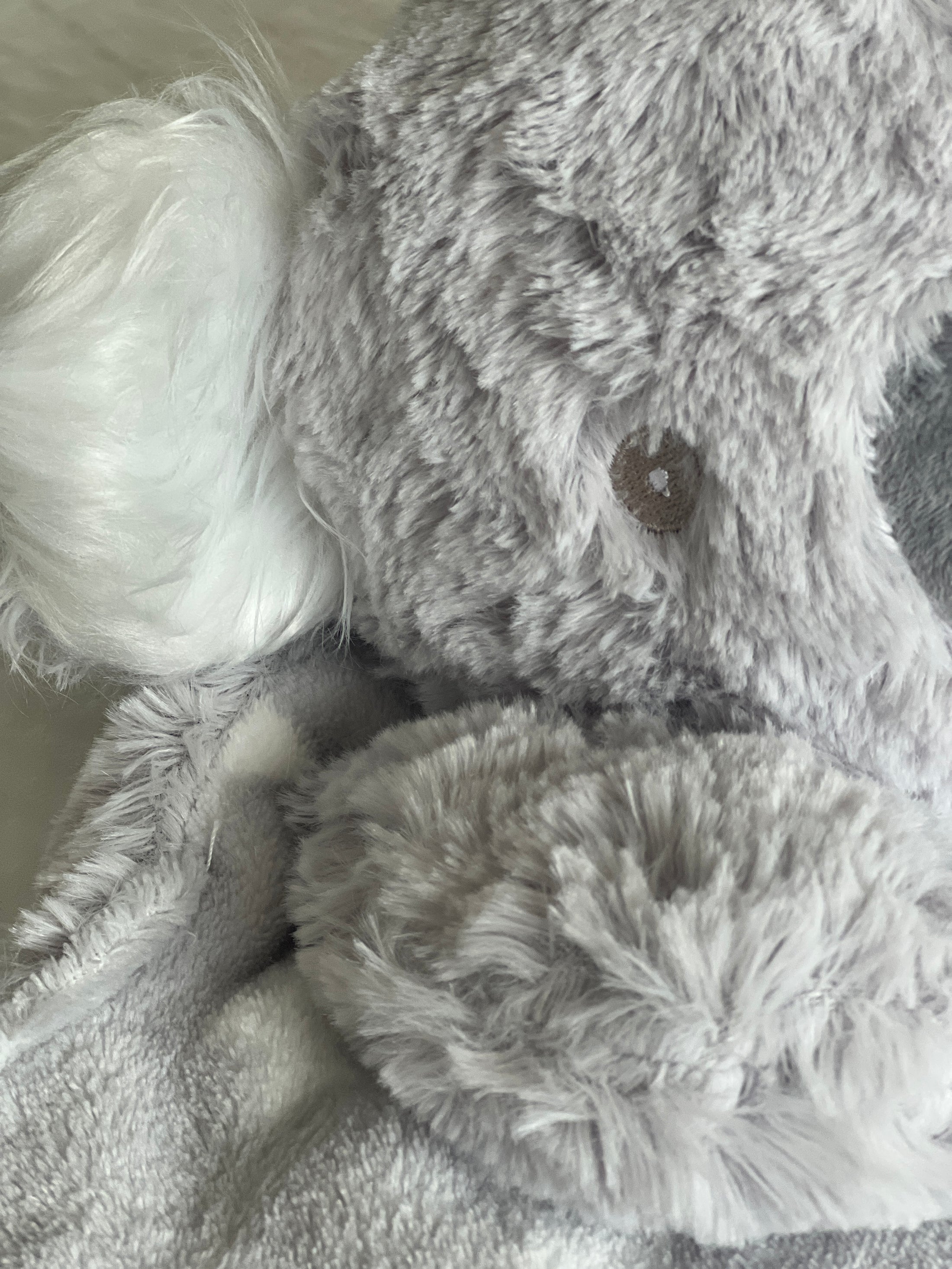 Coral Koala Mum & Bub hamper – soft grey comforter baby gift