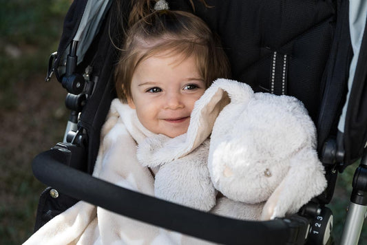 Sebastian Bunny Jumbo Comforter Blanket | Gentle Soft Baby Blanket & Keepsake
