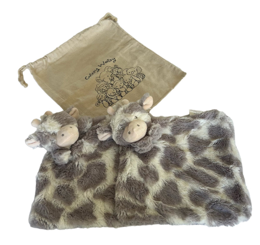 Double the Snuggles – 2 Mini Baby Blanket Gift Set (One to Snuggle, One to Spare)