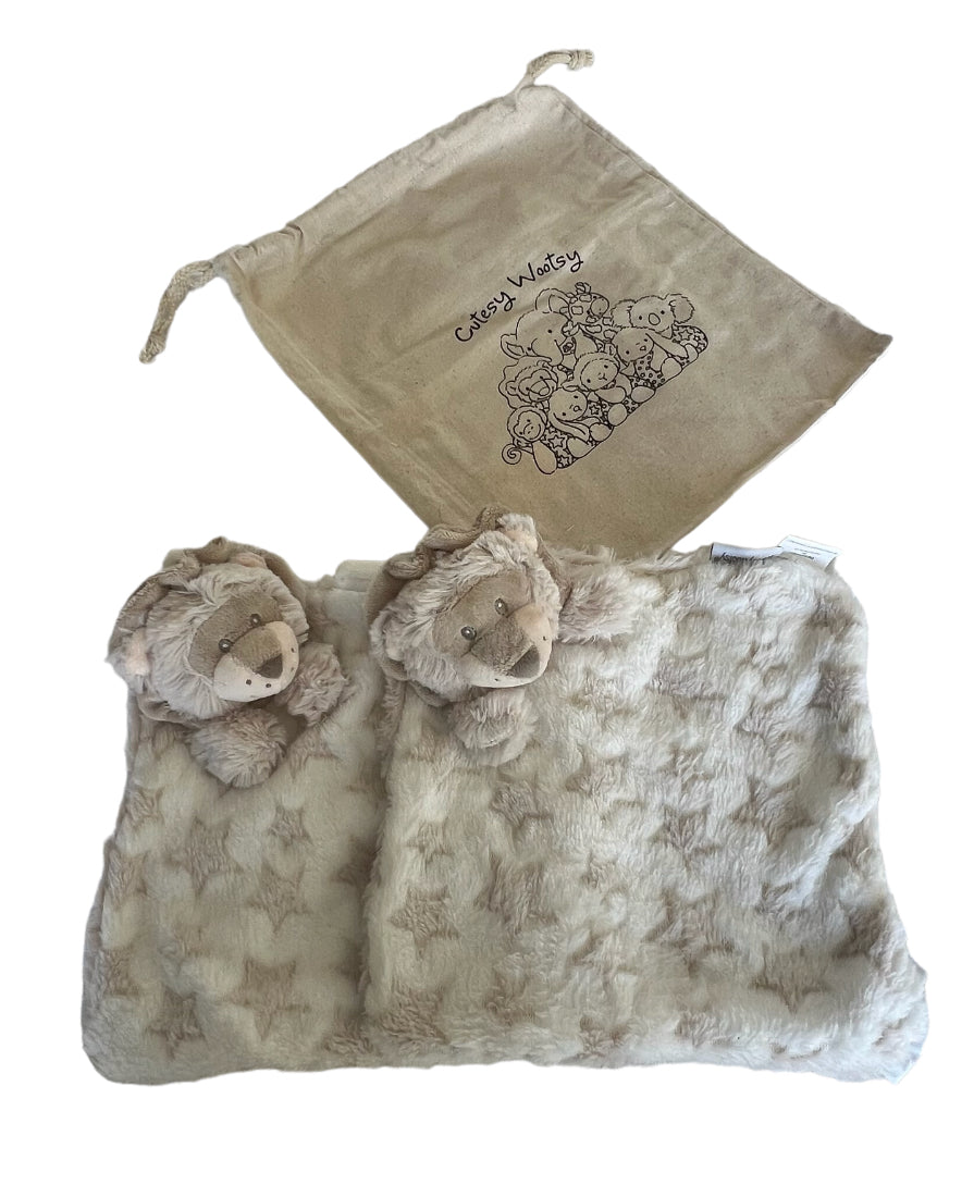 Double the Snuggles – 2 Mini Baby Blanket Gift Set (One to Snuggle, One to Spare)