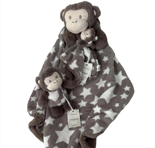 ✨ Finn Monkey Snuggle Set Loved by Dolly & Gigi – Chosen by Caterina Mete