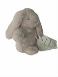 Load image into Gallery viewer, beige bunny plush toy cuddly companion from Cutesy Wootsy, designed for newborns and young children.
