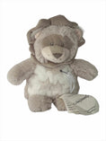 Load image into Gallery viewer, Golden lion cuddly companion plush toy from Cutesy Wootsy, perfect for toddler cuddles and jungle nursery themes.
