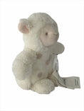 Load image into Gallery viewer, Cream lamb soft toy cuddly companion by Cutesy Wootsy, comforting plush for babies and toddlers.
